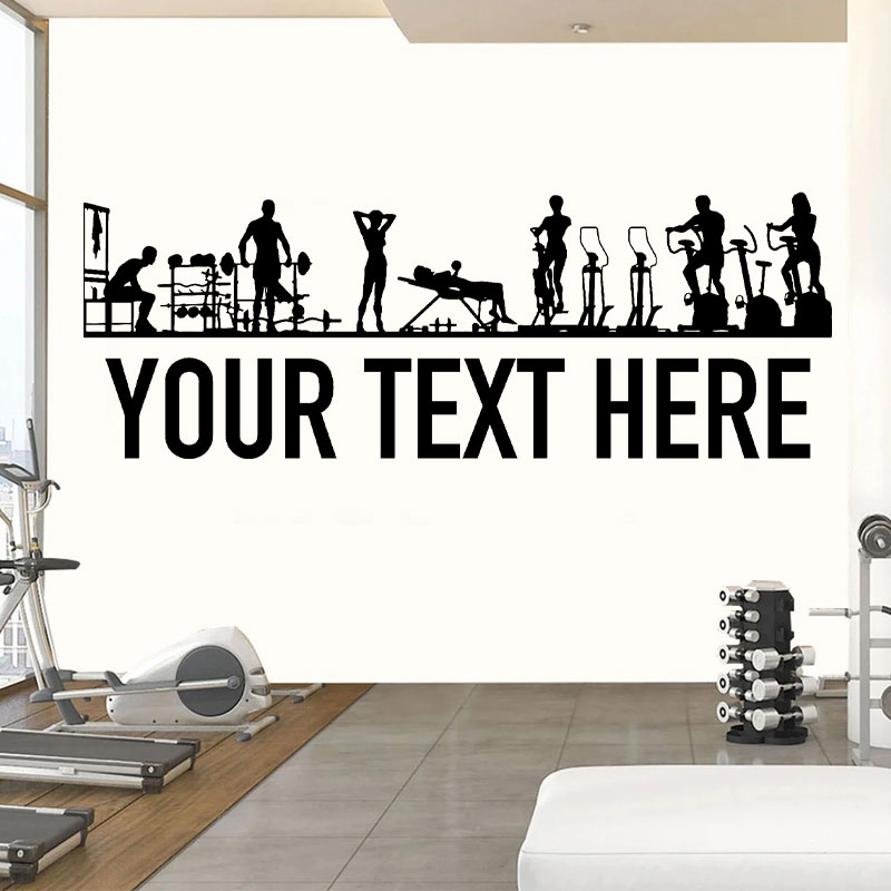 Crossfit Workout With Equipment - Decalques de parede para pessoas e