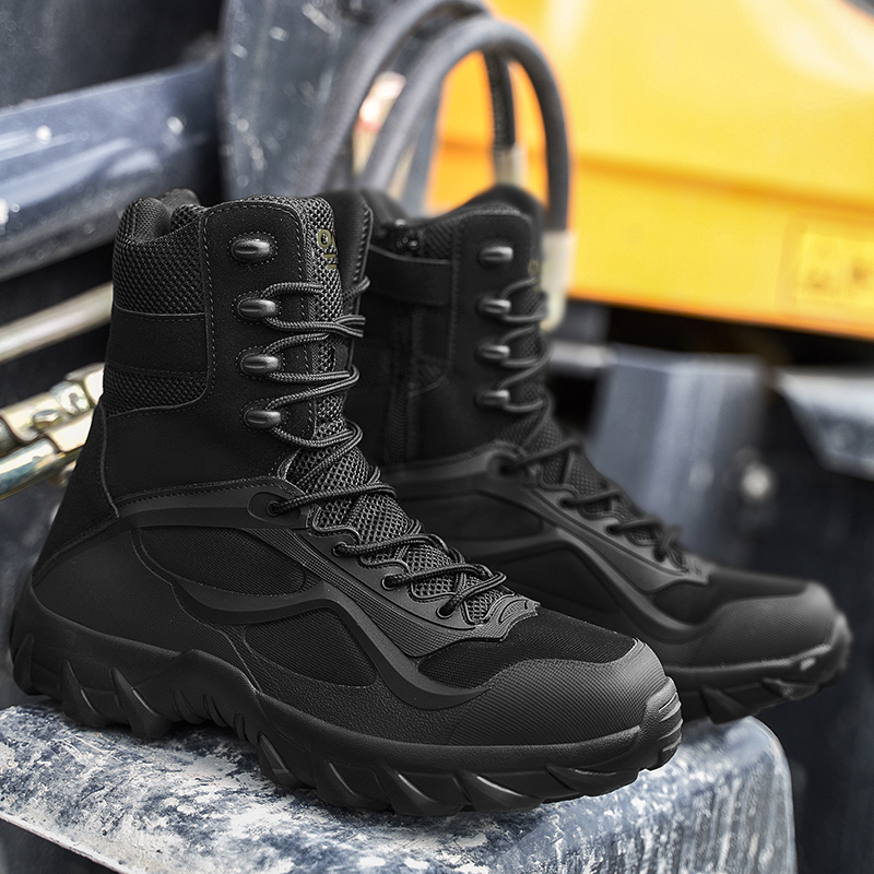 Crossfit Outdoor - Sapatos masculinos botas táticas forças especiais