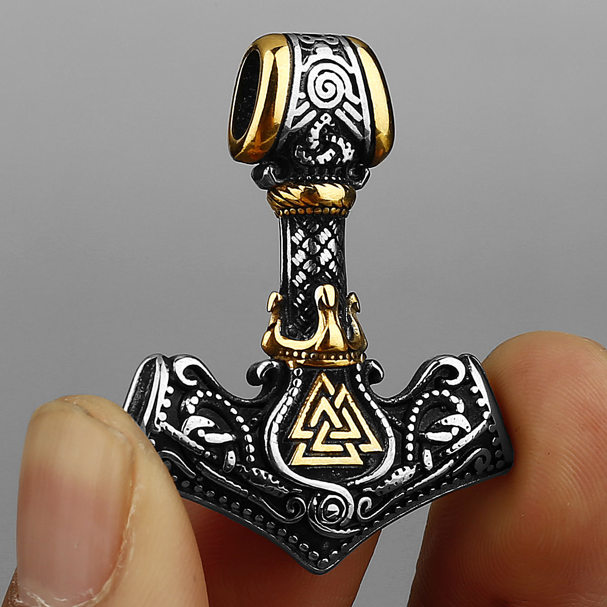 Battle Rope Anchor - Colar com pingente de runa viking