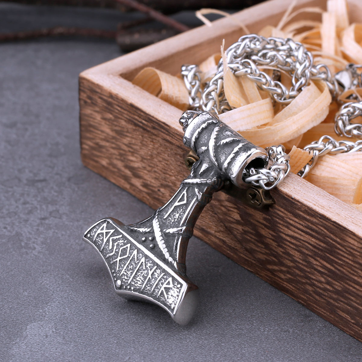 Battle Rope Anchor - Vintage nórdico vikings âncora odin rune