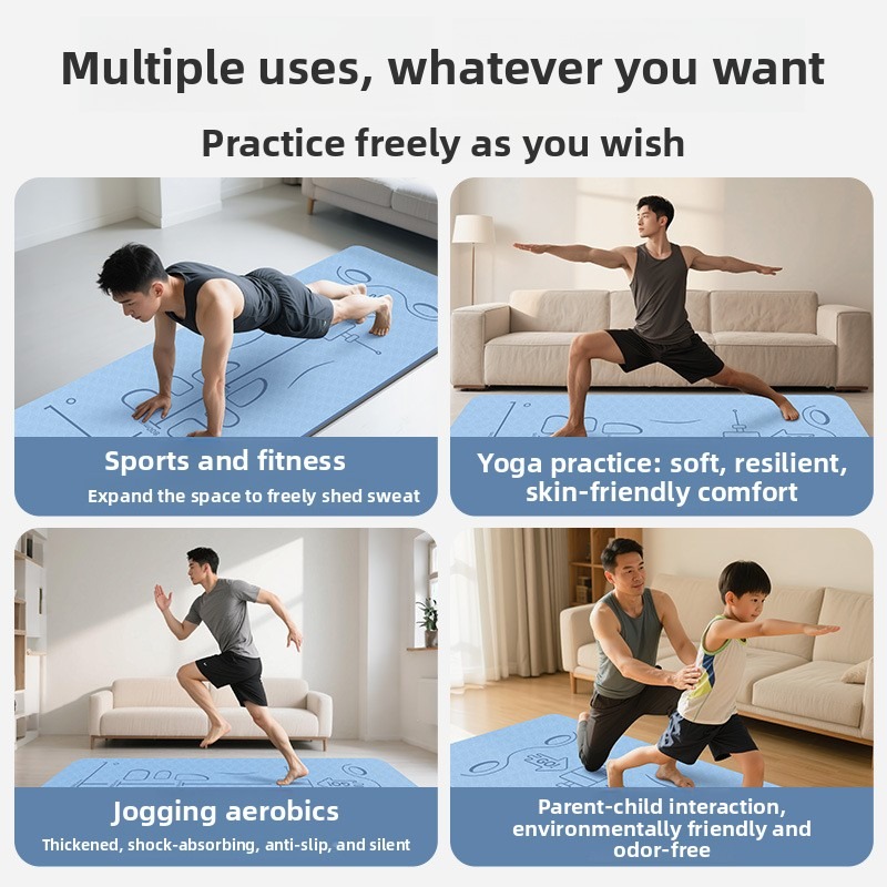 Tapete de Yoga Grande para Hom - Ab Mat Crunch avaliação e preço
