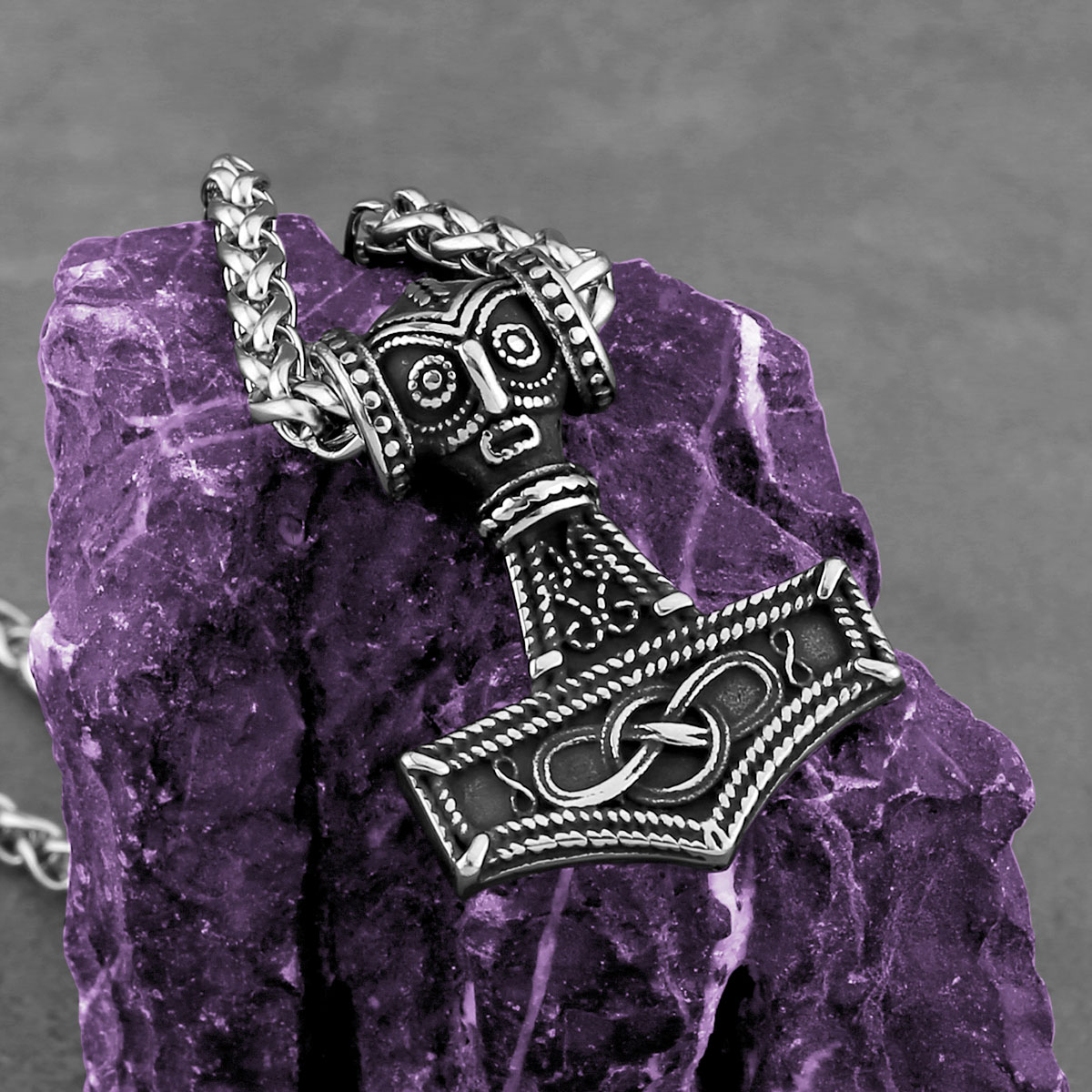 Moda viking âncora mjolnir col - Battle Rope Anchor avaliação e preço