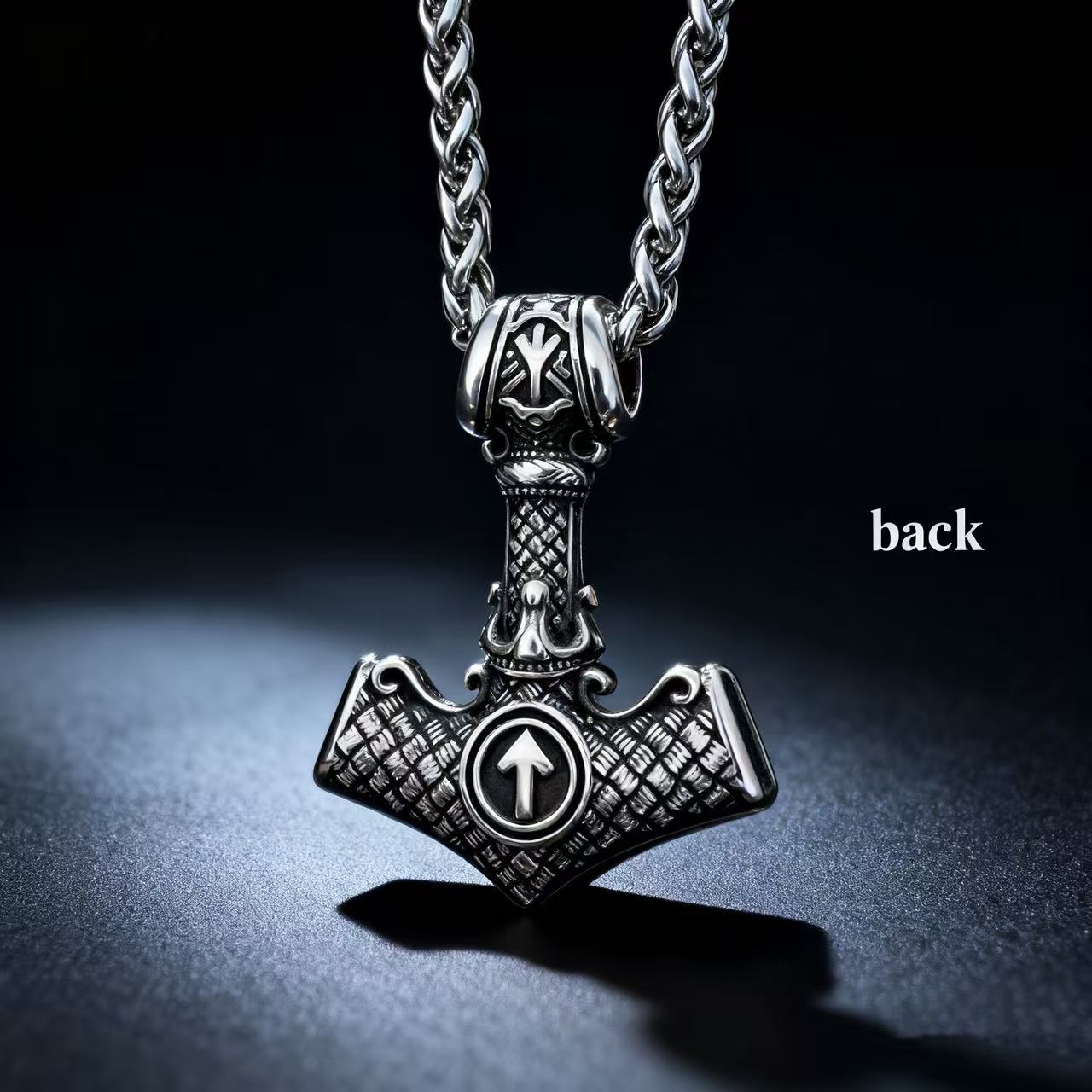 Colar com pingente de runa vik - Battle Rope Anchor avaliação e preço